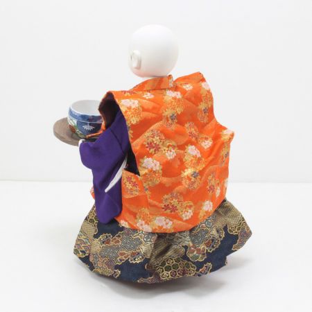  半屋春光 江戸からくり 茶運び人形 半屋春光作 高さ約40cm 解説／取扱説明書 木箱付き 動作確認済み