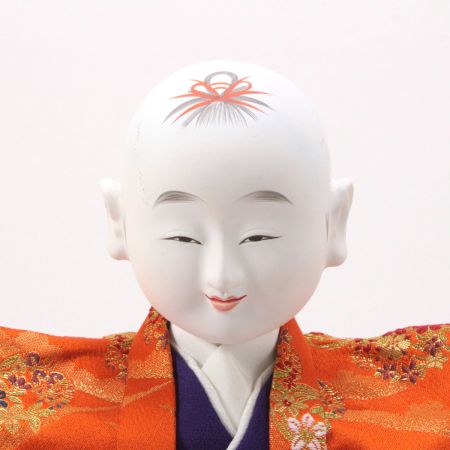  半屋春光 江戸からくり 茶運び人形 半屋春光作 高さ約40cm 解説／取扱説明書 木箱付き 動作確認済み