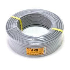  愛知電線 VVFケーブル 3×2.0mm 100m 16.0kg グレー／赤・白・黒 MFV Nランク