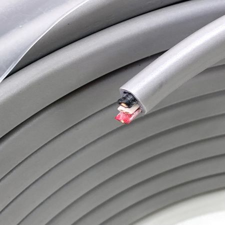  愛知電線 VVFケーブル 3×2.0mm 100m 16.0kg グレー／赤・白・黒 MFV
