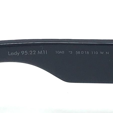  Christian Dior クリスチャンディオール サングラス 58□18 110 Lady95.22 ブラック