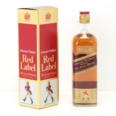  Johnnie Walker ジョニーウォーカー スコッチウイスキー レッドラベル 特級表示 760ml 43度 ギフトBOX付 Sランク 未開栓