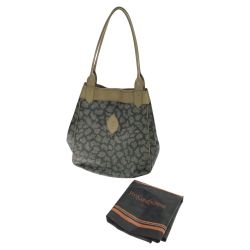 $$ Yves Saint Laurent イブサンローラン トートバッグ オールドタイプ ブラウン Bランク