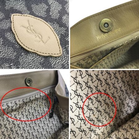  Yves Saint Laurent イブサンローラン トートバッグ オールドタイプ ブラウン