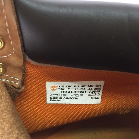  Timberland ティンバーランド メンズ ショートブーツ SIZE 25.5cm TB1A1JHF231 キャメル