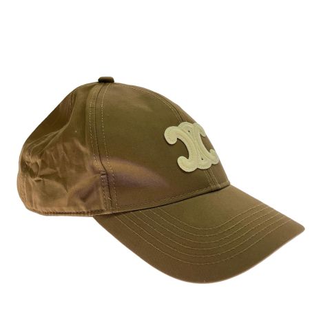  CELINE セリーヌ トリオンフベースボールキャップ Mサイズ ブラウン