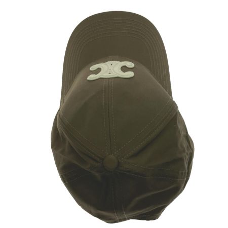  CELINE セリーヌ トリオンフベースボールキャップ Mサイズ ブラウン