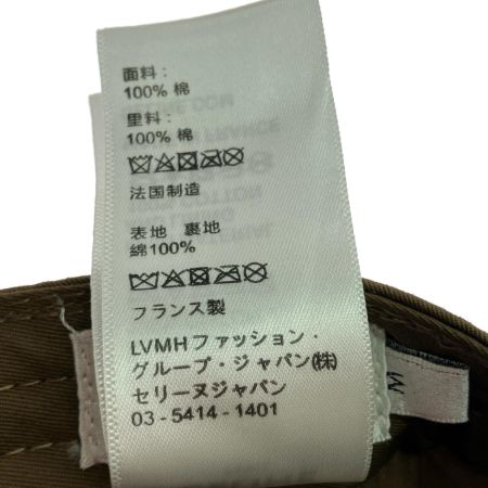  CELINE セリーヌ トリオンフベースボールキャップ Mサイズ ブラウン