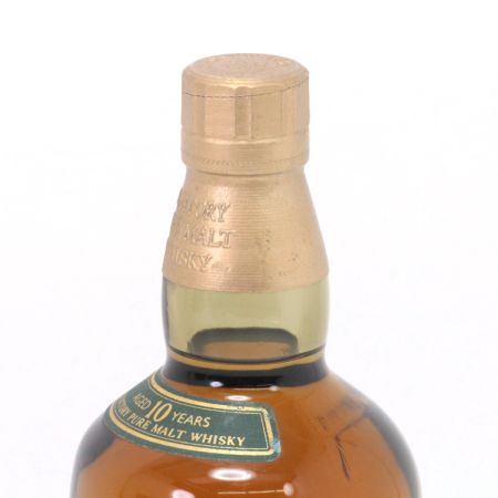 【北海道内限定発送】 SUNTORY サントリー  ピュアモルトウイスキー 山崎 10年 グリーンラベル 750ml 40度 未開栓