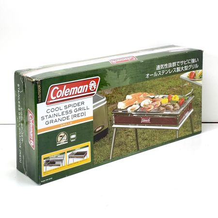  Coleman コールマン クールスパイダー ステンレスグリル グランデ Model 170-9430 レッド 170-9430
