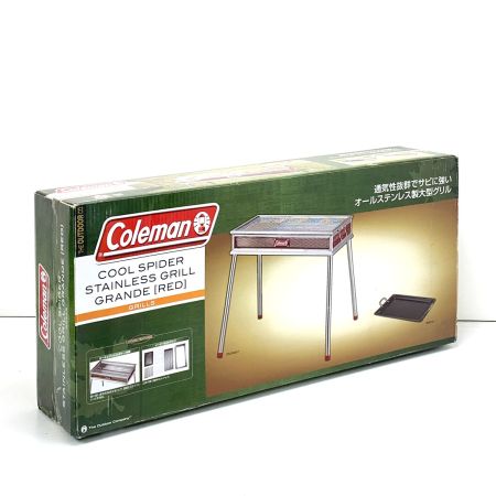  Coleman コールマン クールスパイダー ステンレスグリル グランデ Model 170-9430 レッド 170-9430