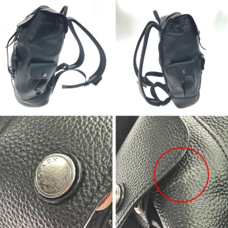  COACH コーチ リュック ヨゴレ有 メンズ レザー F36811 ブラック
