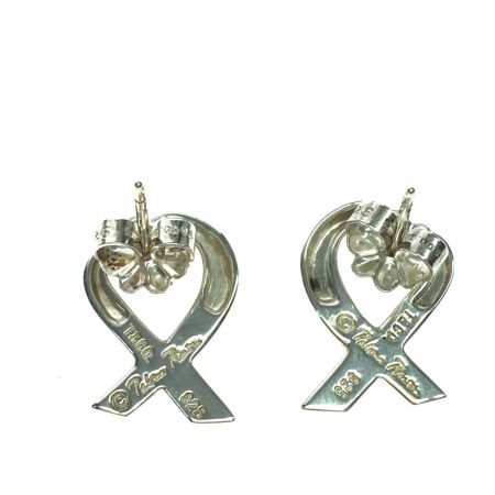  Tiffany & Co. ティファニー ピアス ラビングハート パロマピカソ  シルバー