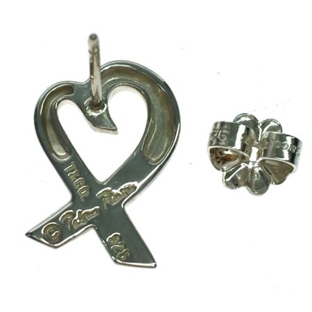  Tiffany & Co. ティファニー ピアス ラビングハート パロマピカソ  シルバー