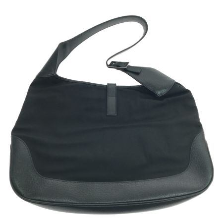  GUCCI グッチ ショルダーバッグ ジャッキー 表面浮き有 0013346 ブラック