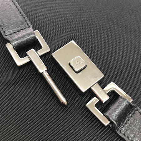  GUCCI グッチ ショルダーバッグ ジャッキー 表面浮き有 0013346 ブラック