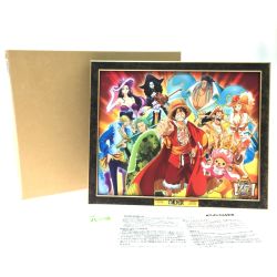 $$  デジタル絵画カシオアート ONE PIECE 麦わらの一味15周年記念 100枚限定 Bランク