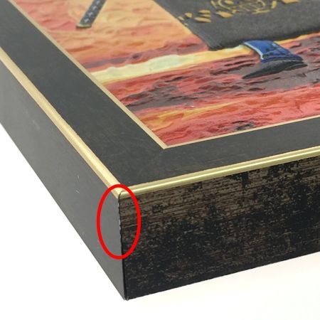   デジタル絵画カシオアート ONE PIECE パンクハザード燃える島