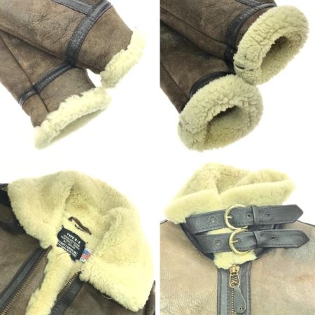  Schott ショット メンズ フライトジャケット  SIZE 38 B-3 ブラウン