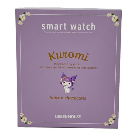  GREEN HOUSE グリーンハウス サンリオ スマートウォッチ クロミ GH-SMWL-KU