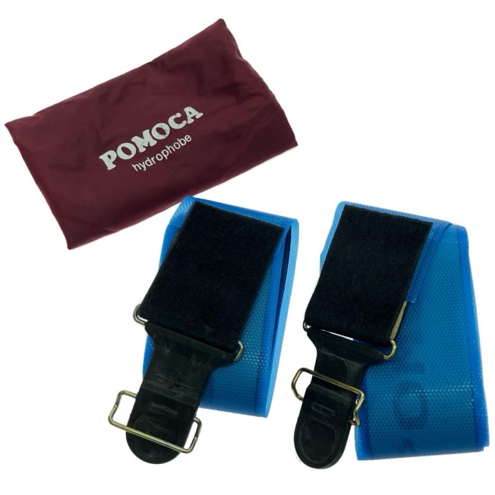 クライミングスキン　ポモカ　中古品 POMOCA ポモカ クライミングスキンシール 62mm 約170cm ブルー - 中古