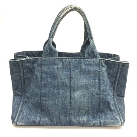  PRADA プラダ ハンドバッグ カナパ ユニセックス デニム B1788B インディゴ