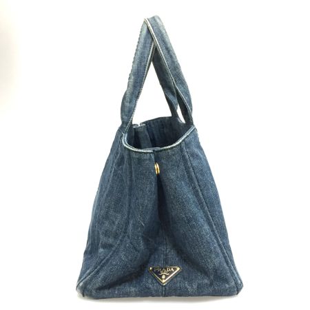  PRADA プラダ ハンドバッグ カナパ ユニセックス デニム B1788B インディゴ