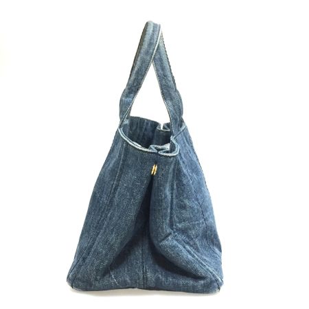  PRADA プラダ ハンドバッグ カナパ ユニセックス デニム B1788B インディゴ