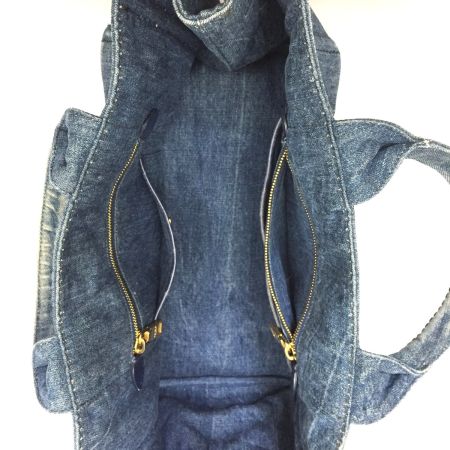  PRADA プラダ ハンドバッグ カナパ ユニセックス デニム B1788B インディゴ