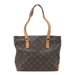 $$ LOUIS VUITTON ルイヴィトン モノグラム カバピアノ トートバッグ M51148 ブラウン Cランク