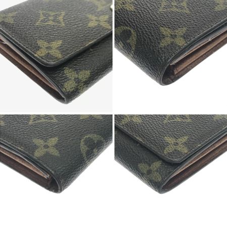  LOUIS VUITTON ルイヴィトン 2つ折り財布 モノグラム ポルトモネジップ M61735 ブラウン