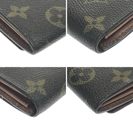  LOUIS VUITTON ルイヴィトン 2つ折り財布 モノグラム ポルトモネジップ M61735 ブラウン
