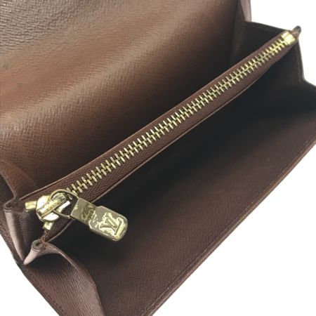  LOUIS VUITTON ルイヴィトン 2つ折り財布 モノグラム ポルトモネジップ M61735 ブラウン