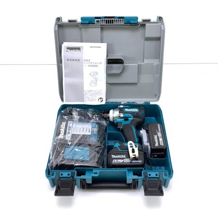  MAKITA マキタ 充電式インパクトレンチ TW300DRGX ブルー 18V 6.0Ah TW300DRGX ブルー