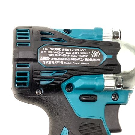  MAKITA マキタ 充電式インパクトレンチ TW300DRGX ブルー 18V 6.0Ah TW300DRGX ブルー