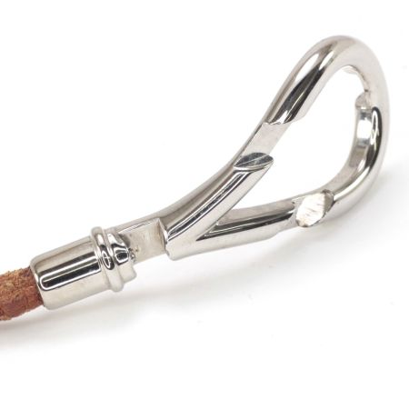  HERMES エルメス ブレスレット アタメレザーブレスレット 約16㎝ ブラウン