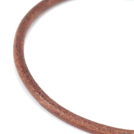  HERMES エルメス ブレスレット アタメレザーブレスレット 約16㎝ ブラウン