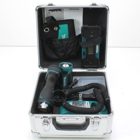  MAKITA マキタ 充電式インパクトドライバTD090D ハグハグライトML101 充電式ラジオMR051 CK1002SP ブルー