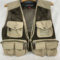 $$ mont･bell モンベル  mont・bell SIZE L フィッシングベスト カーキ ネイチャーガイドベスト カーキ Bランク