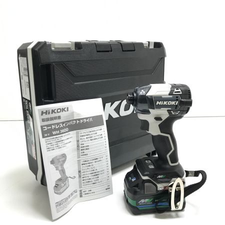 HiKOKI ハイコーキ インパクトドライバ WH36DD フロスティホワイト