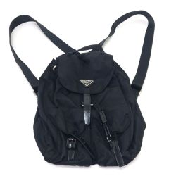 $$ PRADA プラダ ミニリュック ブラック Cランク