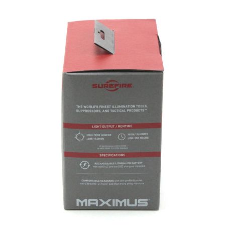  SUREFIRE MAXIMUS マキシマス LEDヘッドライト HS3-A-BK