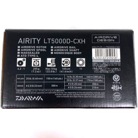  DAIWA ダイワ スピニングリール エアリティ LT5000D-CXH  3259258