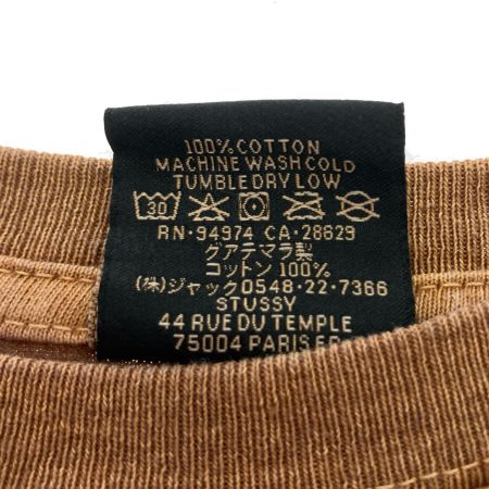  stussy ステューシー 22AW Outlined Pigment Dyed XLサイズ ブラウン