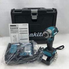  MAKITA マキタ 締め付け工具 インパクトドライバ 未使用品(S) 充電器・充電池1個・ケース付 TD173D ブルー Sランク