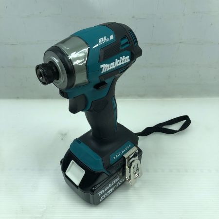  MAKITA マキタ 締め付け工具 インパクトドライバ 未使用品(S) 充電器・充電池1個・ケース付 TD173D ブルー