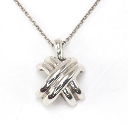 Tiffany & Co. ティファニー ネックレス SV925 41cm シグネチャークロス