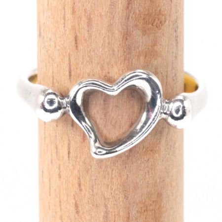  Tiffany & Co. ティファニー リング 指輪 SV 11号 オープンハート エルサペレッティ