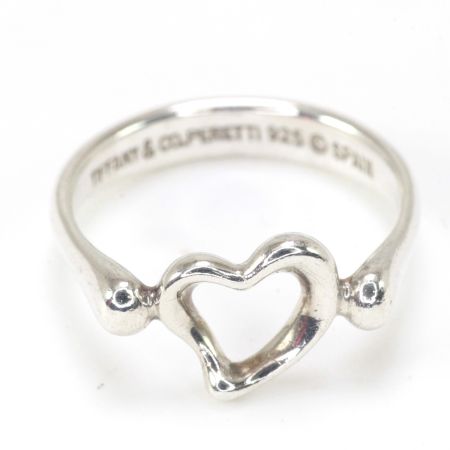  Tiffany & Co. ティファニー リング 指輪 SV 11号 オープンハート エルサペレッティ