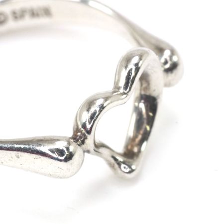  Tiffany & Co. ティファニー リング 指輪 SV 11号 オープンハート エルサペレッティ